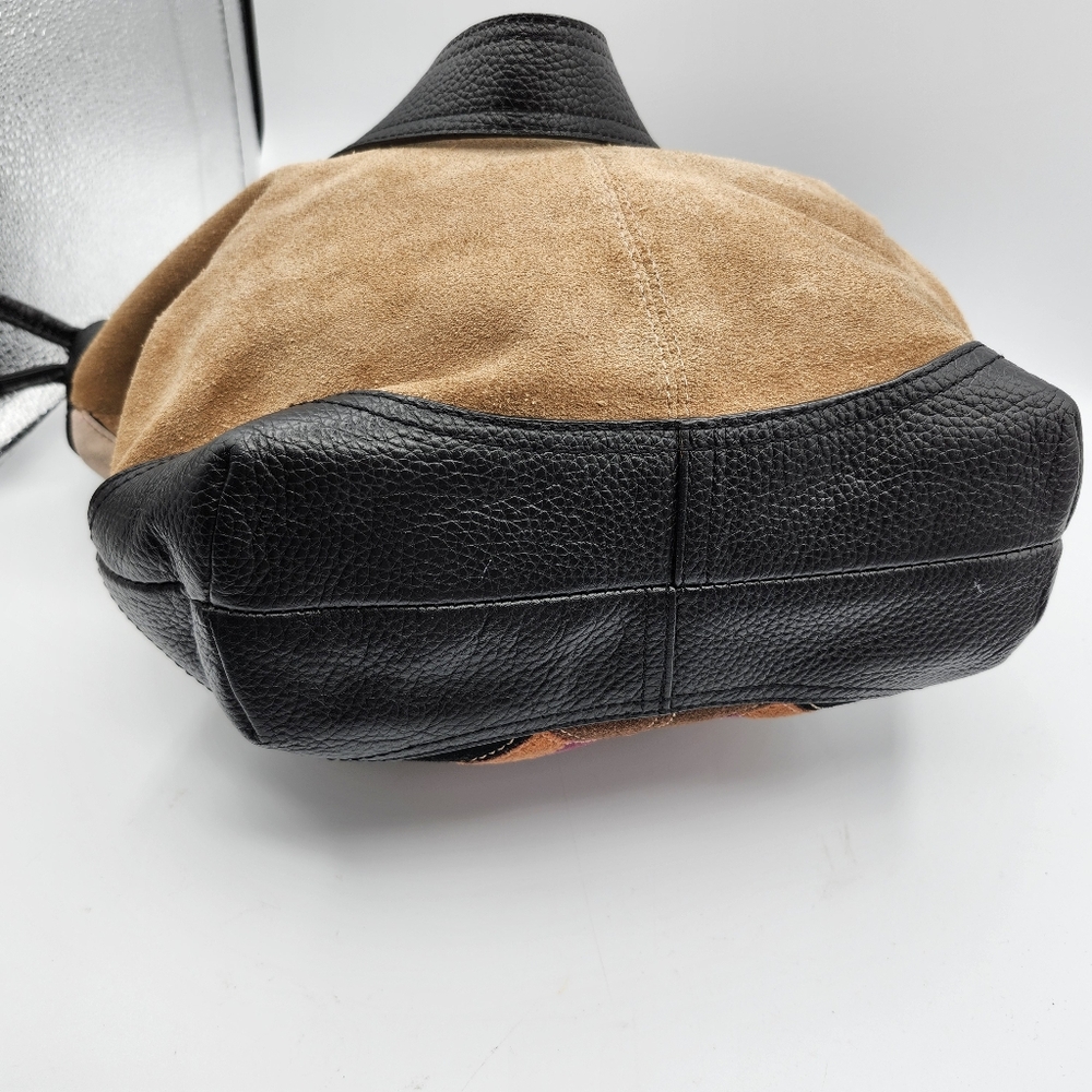 Pursuits Ltd. Multicolor Patchwork Tote/Sinch Lea… - image 7